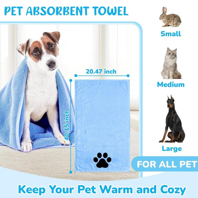 Complete Dog Bath Brush & Grooming Kit - All-in-One Shedding Slicker Brush and Massage Tool for Dogs, Cats & Rabbits | Easy-Clean Design for Healthy, Shiny Coats and Stress-Free Bathing