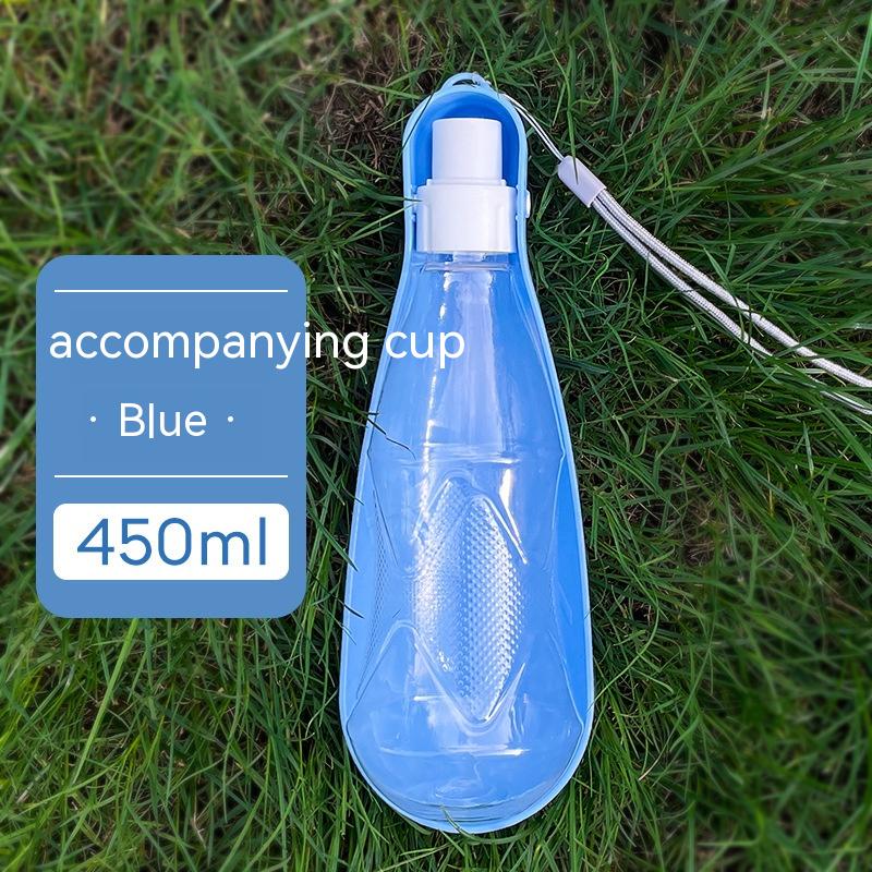Portable Folding Dog Water Bottle - 550ml Large Capacity for Outdoor Adventures with Your Medium to Large Dog