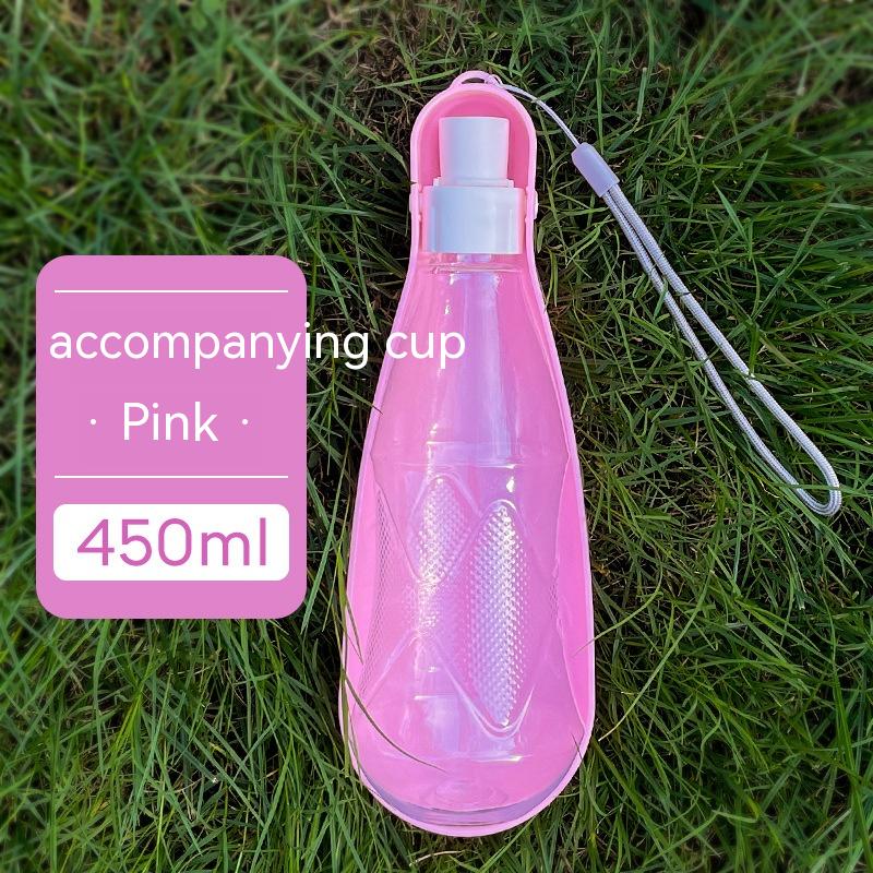Portable Folding Dog Water Bottle - 550ml Large Capacity for Outdoor Adventures with Your Medium to Large Dog