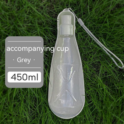 Portable Folding Dog Water Bottle - 550ml Large Capacity for Outdoor Adventures with Your Medium to Large Dog